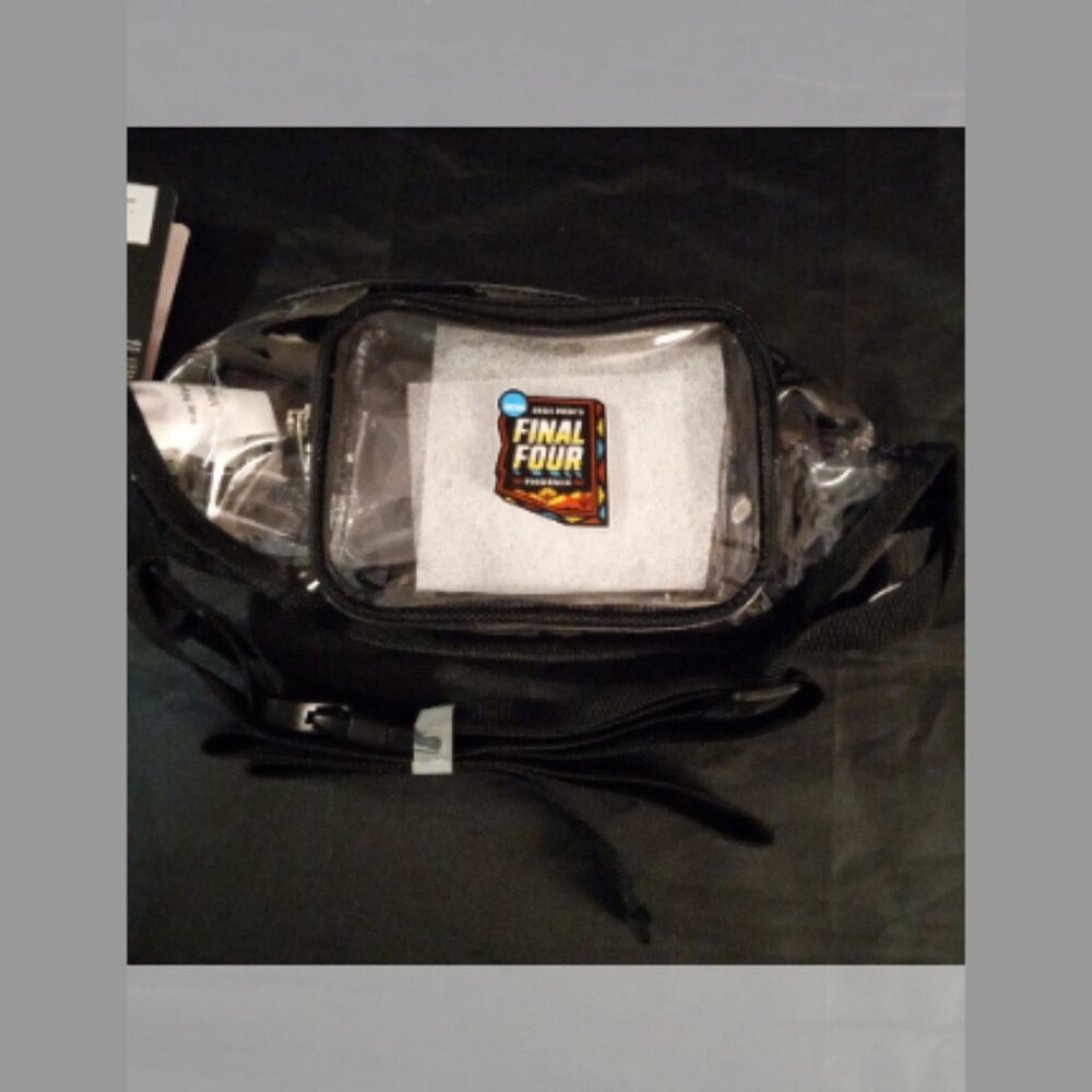 NCAA 2024 Men's Final Four Clear Fanny Pack NWT Phoenix